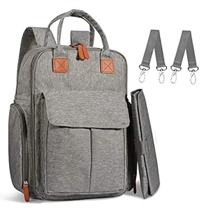 Comprar Mochilas para Pañales con Cambiador, Momcozy y Biberones, Multifuncional Grande Impermeable bolso maternidad hospital, con 2 Ganchos para Cochecito