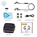 Bluetooth Earbuds, Parasom P6S [Upgraded Version] V4.1 Bluetooth Earphone Lightweight Headsets with Mic. For Wireless Sports Running & Gym Workout for Iphone Samsung Android Smart Phones (Black)