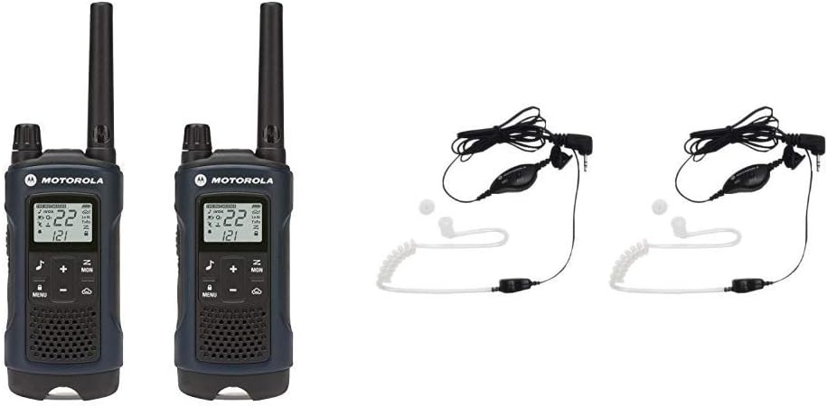 Motorola Talkabout T465 Rechargeable Two-Way Radio Bundle (Green)