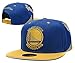 Unisex Adjustable Fashion Leisure Baseball Hat Golden State Snapback Dual Colour Cap-Blue W, 1 Only yards