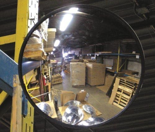 30’ Scratch-Resistant Indoor Acrylic Convex Mirror -Security Mirror for Retail Stores and Warehouses - Acrylic Mirror for Food Processing Plant, Hospitals and More, Wall Mirror