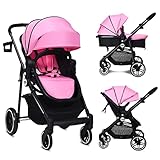 INFANS 2 in 1 Baby Stroller, High Landscape Infant