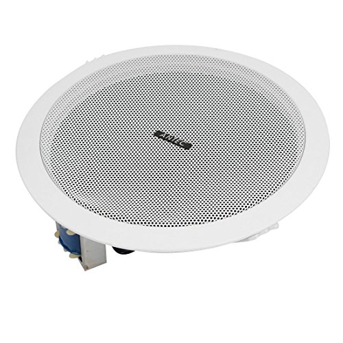 Fash Lady Home Theater Public Address System Metal Casing Wall Ceiling Mounted 19.3cm 7.6-inch Round Shaped Audio Loudspeaker Speaker 3-6W