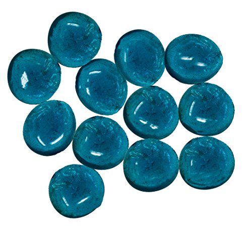 Classic Glass Gems for Vase Filler, Table Scatter and Beautiful Accents (28-32mm, Aqua Marine) - Thumbnail 4