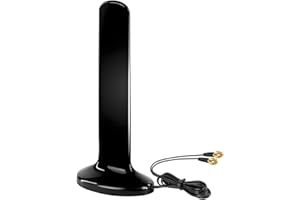 External WiFi 7 WiFi 6 6E Tri-Band Antenna Magnetic Base Replacement Antenna for PC Desktop Computer Gaming Motherboard Impro