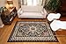 Generations New Oriental Traditional Isfahan Persian Area Rugs Rug 8023black 2 x 3