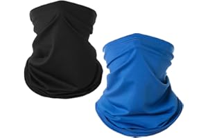 4 Pack Neck Gaiter for Men Face Cover for Sun Protection Windproof Scarf Face Mask Motorcycle Accessories for Outdoor