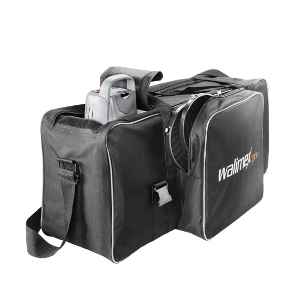 Walimex Pro Studiotasche XL für Studioblitz, Reflektoren und anderes Studiozubehör, Innenmaß 75x30x33cm), Braun