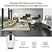 HD 1080P 360 Home Wireless Camera WiFi Surveillance IP ecurity Mini Security Camera Home System Monitor for Baby Elder Pet, Pan/Tilt/Zoom Two-Way Audio, Night Vision Motion Detection-Cloud Service