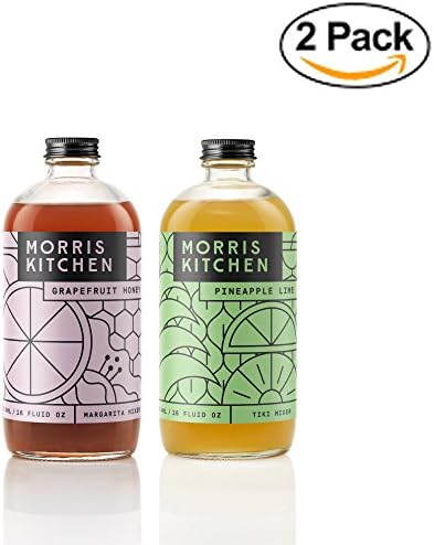 Morris Kitchen Champagne Collection 2 Pack | Grapefruit &amp; Pineapple Cocktail Mixer | Vegan Gluten-Free &amp; Non-GMO (Champagne Collection, 2 Pack)