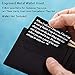 culivis Engraved metal card insert, Wallet Love Note - Anniversary Card for Men wallet insert, deployment Card for him, Anniversary Card, Boyfriend Card, Husband Card (Black)