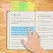 Zonon Guided Reading Highlight Strips Colored Overlay Reading Tracking Rulers Helps with Reduce Visual Stress (8 pack)