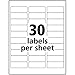 Avery Address Labels with Sure Feed and Easy Peel Technology, Glossy White Labels, 1