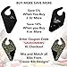 Classic Bib Designs Adult Bibs for Eating: Reusable with Crumb Catcher Pocket - For Men and Women (Steam Train - Black)