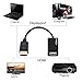 avedio links DisplayPort to HDMI Adapter, Gold-Plated DP to HDMI Converter Cable Cord (Male to Female)