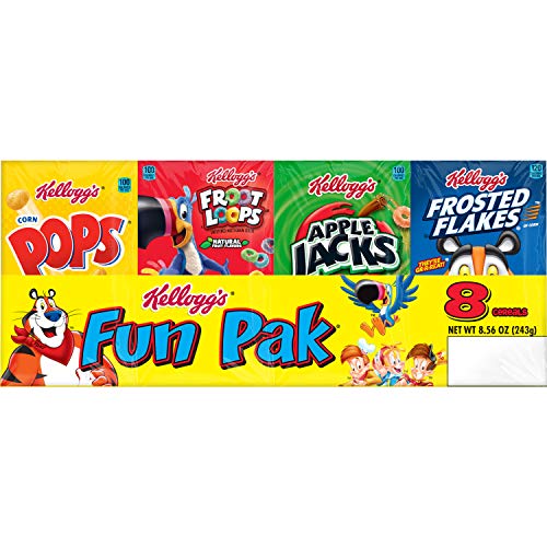 image for Kellogg Cereal Variety Kellogg's Kids Cereal Fun Variety Pack - Froste