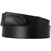 Harley-Davidson Men's Tool Master Bar &amp; Shield Genuine Leather Belt - Black