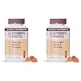 SmartyPants Teen Girl Multivitamin Gummies: Omega 3 Fish Oil (EPA/DHA), Vitamin C, D3, B12, Vitamin A, K & Zinc, Includes Biotin to Support Hair, Skin & Nails, 120 Count, Pack of 2 (60 Day Supply)
