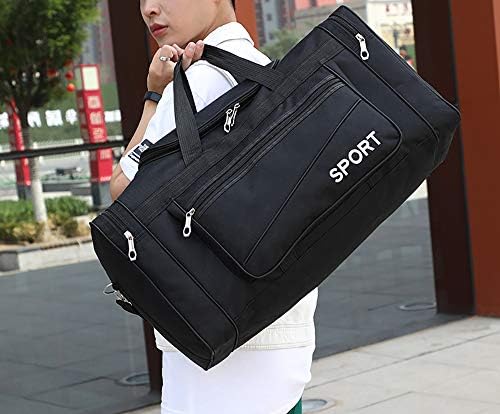 Tanlys Duffle Bag 10 Years Durable Gym Bag Travel Duffel Bag for men women (Black) 6 Tanlys Duffle Bag 10 Years Durable Gym Bag Travel Duffel Bag for men women (Black)