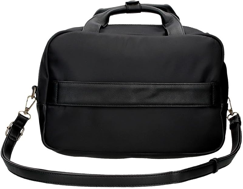 Morgan Trousse de Toilette Adaptable avec bandoulière Noire 31 x 21 x 15 cm Polyester et PU by Joumma Bags, Noir, Talla única, Trousse de Toilette Adaptable avec bandoulière
