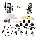 Minifigures set-24 Army Marine Corps with Military Weapons Accessories Navy Soldier Minifigures Toys Building Blocks 100% Compatible
