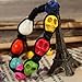 YAZILIND Jewelry Multicolor Howlite Trendy Prayer Adjustable Sugar Skull Bracelet Gift Idea vintage