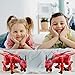 YARMOSHI Walking Dragon Robot Toy. Battery Operated, Moving Limbs, Music Playing with Colorful Glowing Lights Age 3+. (Red Dragon)