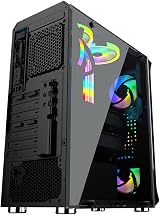ATX Mid-Tower PC Case 6x 120mm ARGB Fans Tempered Glass USB 3.0 Gaming view 4