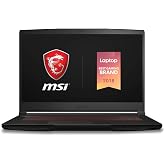 msi GF63 Thin 9SC-068 15.6" Gaming Laptop, Thin Bezel, Intel Core i5-9300H, NVIDIA GeForce GTX1650, 8GB, 256GB NVMe NVMe SSD