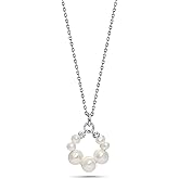 925 Sterling Silver Gemstone Necklace for Women - Birthstone Necklace - Silver Jewelry for Women - Jewelry for Women - Wedding Necklaces for Women Silver - Minimalist Jewelry