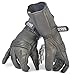 Blok-IT Leather Motorcycle Gloves. Motorbike Gloves. Windproof & Waterproof Biker Gloves, Gauntlet Motorcycle Gloves for Men & Women. Ultra Durable Thinsulate Cold Weather Motorcycle Gloves (Large)