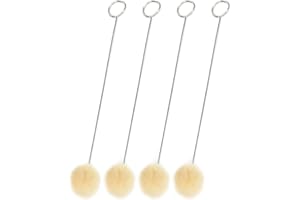 Generic Wool Daubers, Leather Dye Stain Applicator 100Pcs Leather Wool Daubers Oily Dye Ball Brush DIY Ball Brush Craft