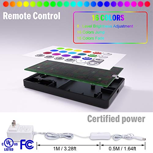 image for PANGTON VILLA RGB Under Cabinet Lighting, 6 PCS x 19.6In LED Strip Lig
