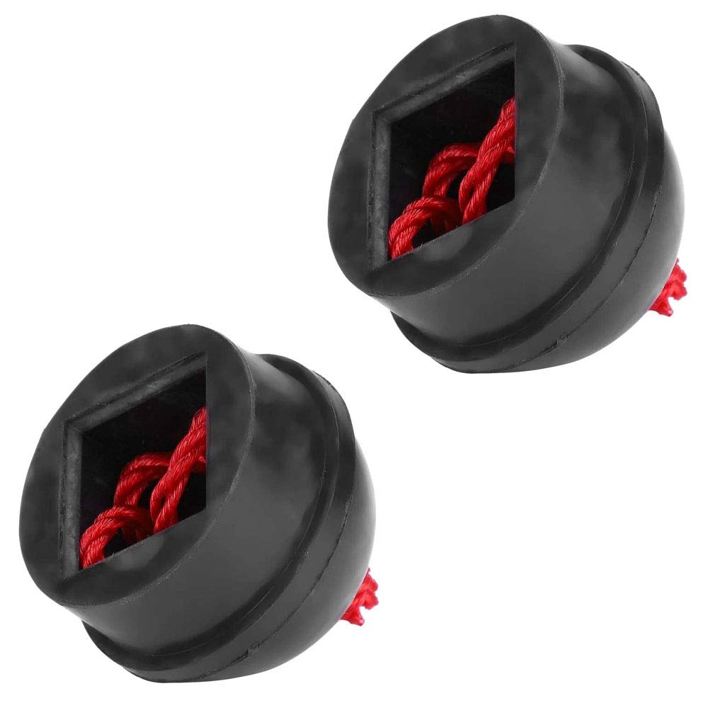 TINGDUANJIAN 2PCS Billiard Chalk Holder Rubber Chalk Holder Chalk Container Cap Accessory for Billiard Pool Table Stick Club