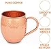Moscow Mule Copper Mugs – Set of 2 16 oz with Shot Glass and Straws – 100% Pure Copper without Extra Metals – Perfect Quality – A Perfect Gift for any Occasion – Hammered Mug – by ZAFMANN