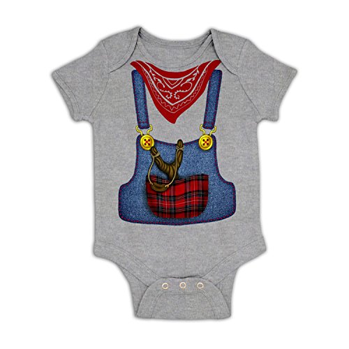 Hillbilly Costume Baby Grow