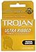 TROJAN Stimulations Ultra Ribbed Lubricated Condom, 3ct