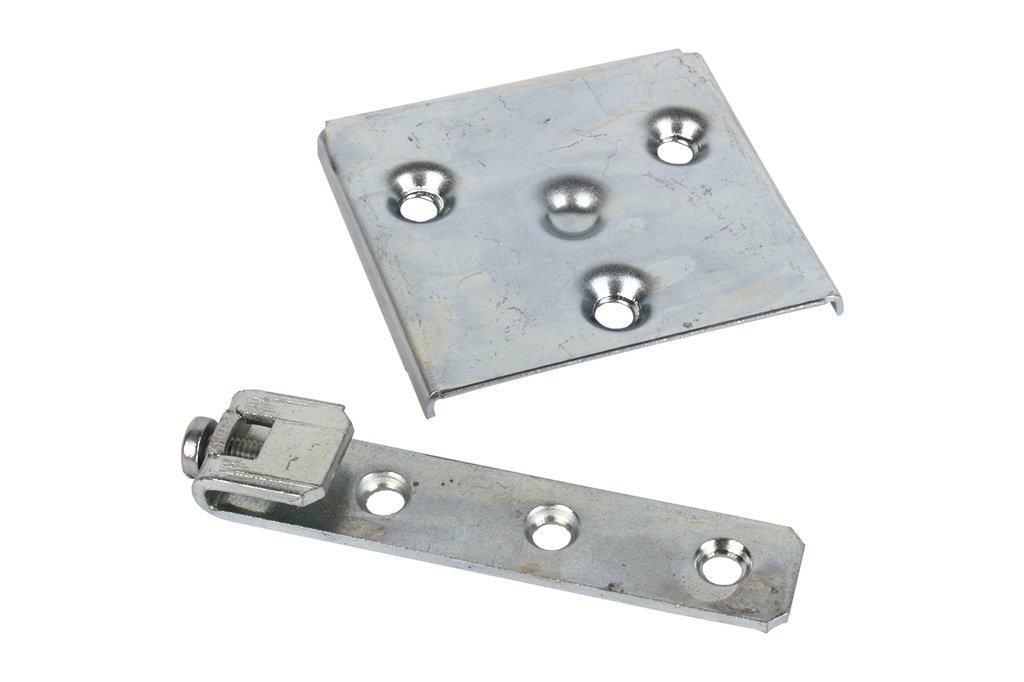 Cofan 61001161A Wardrobe Hangers, 53 mm, Set of 2 2 53MM ZINCATED Pieces