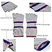 Toe Socks Cotton Athletic Running Five Finger Crew Socks for Men Women 3 Pairs,Black/Gray/White,Men 4-9/Women 5-10
