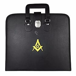 MASTER MASON BLUE LODGE APRON CASE - BLACK