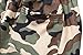 LETSQK Men's Camo Jogger Short Slim Fit Gym Workout Training Capri Trousers White L