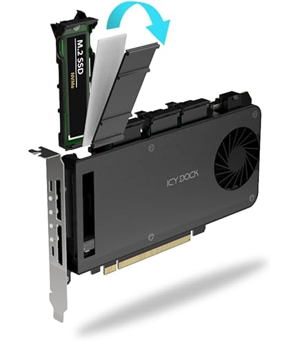 Amazon.com: Removable 4 Bay Quad M.2 NVMe SSD to PCIe 4.0 x16