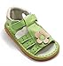 Walstar Girls Genuine Leather Solid Flower Sandals (Infant/Toddler)