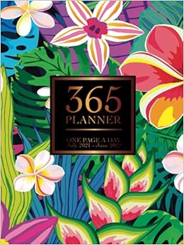 Amazon.fr - 365 One Page A Day Planner July 2021- June 2022: 365 Days | Dated | Lined Page Plus Daily Focus &Notes And Small Calendar | One Page Per Day | ...