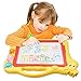 Meland Magnetic Drawing Board, 12.8 Inch Doodle Board for Kids Learning, White, Multicolored