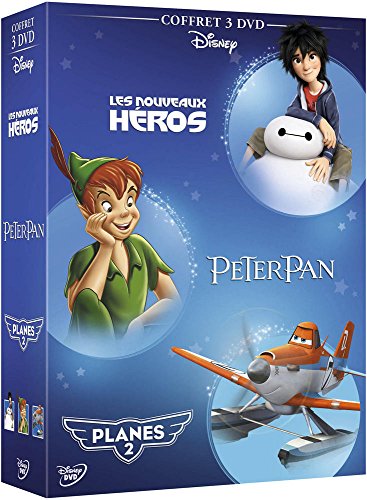 Les Nouveaux Héros + Peter Pan + Planes 2 - Pack