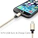 iOrange-E Lightning Cable, Apple Certified 6.6ft Lightning to USB Data Sync Braided Cable for iPhone 6 6S Plus 5S 5C 5, iPad Air, iPad Mini 4, iPad Pro, iPod Nano 7th Gen, Gold