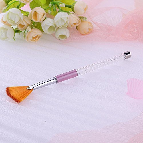 Jocestyle 1pcs Nail Art Fan Shaped Brush UV Gel Gradient Drawing Painting Manicure Pen