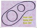 Hobbypower Belt Pack 138t & 519t & 183t for 1/10 3racing Sakura D3 Cs Drift Racing Car