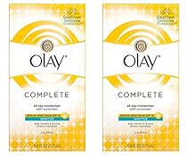 Olay Complete Lotion All Day Moisturizer with SPF 15 for Sensitive Skin, 6.0 fl oz (Pack of 2)